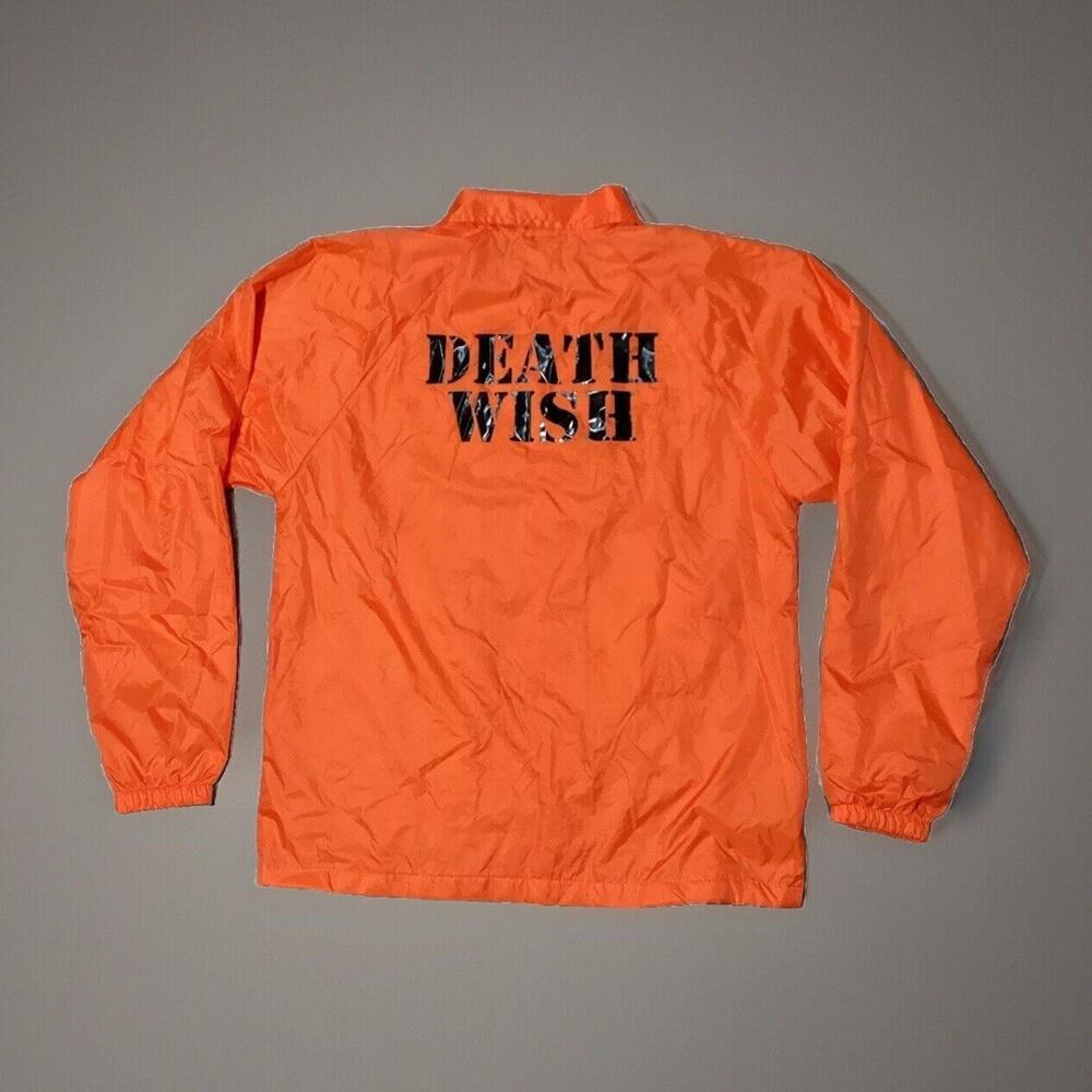 VINTAGE SKATEBOARDING DEATH WISH WINDBREAKER SIZES SMALL